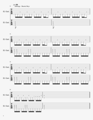 Guitar Hero 3 Medley Sheet Music 2 Of 4 Pages