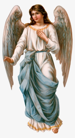 Angel Of God I Think Thee And - Victorian Angel Painting