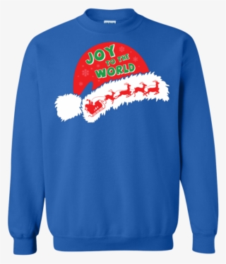 Christmas T-shirt Joy To The World Printed Crewneck - Sweater