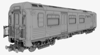 The Model For The Train - Railroad Car