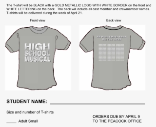 Form Template Application Excel Fundraiser Order Free - T-shirt