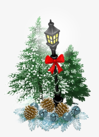 lamppost - christmas tree