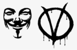 V For Vendetta Clipart Anonymous - V For Vendetta Mask Png