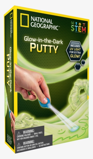 National Geographic Glow In The Dark Putty Kit Brainfuel