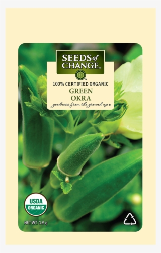 Organic Green Okra Seeds - Seeds Of Change