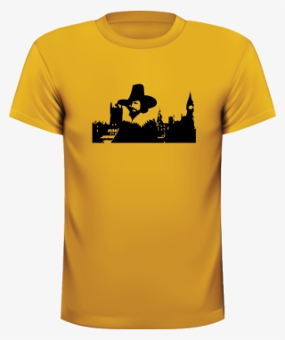 posterity guy fawkes shirt - silhouette