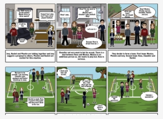 The One With The Football - Cartoon