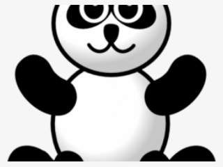 Toy Clipart - Panda Teddy Bear Clipart