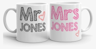 Mr & Mrs Add Name Gift Mug - Coffee Cup