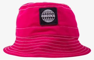 Bucket Hat Fuschia Canvas - Carmine