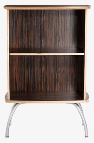 Small Bookshelf With Curved Metal Legs - Retro Bookcase