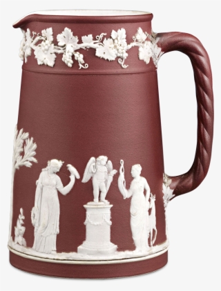 Wedgwood Crimson Jasper Pitcher - Ceramic