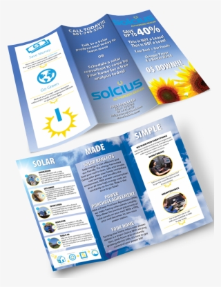 Custom Designed Brochure Samples Custom Designed Brochures - Sample Brochure Of Solar Panel