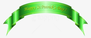 Free Png Happy St Patricks Day Green Banner Png Images - St Patrick's Day Transparent Background