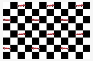 Vintage Racer Wrapping Paper - Red And White Checkered Pattern