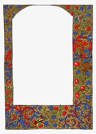 Medieval Border Frame - Medieval Illumination Frame Png