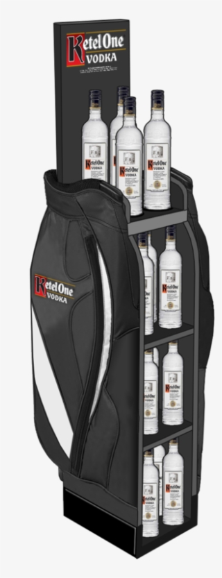 Ketel One Golf Bag Rack - Car Seat