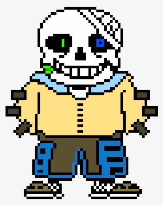 Killer sans knifeless pixel art