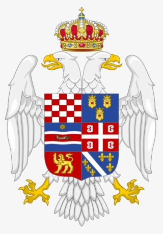Coat Of Arms Of Kingdom Of South Slavia, German Vassal - Coat Kingdom Of Croatia