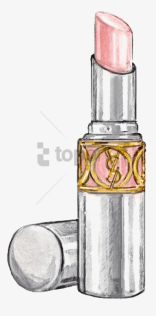 Free Png Yves Saint Laurent Lipstick Drawing Png Image - Lipstick Ysl Sketch