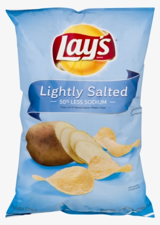 Lay's Potato Chips Lightly Salted, - Food Label For Potato Chips