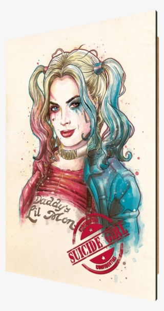 Suicide Girl, Harley Quinn, Joker, Suicide Squad, Batman, - Illustration