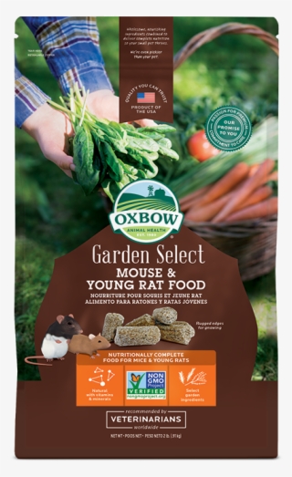 Garden Select Mouse & Young Rat Food - Oxbow Garden Select Hamster