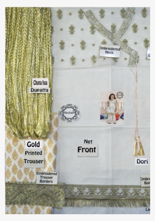 Maria B Kids Eid Collection-white Gold