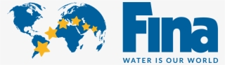 Fédération Internationale De Natation Logo [fina - Fina Water Is Our World Logo