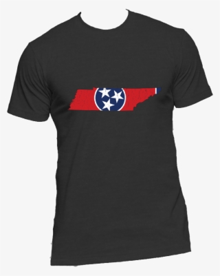 Tennessee Flag State Outline Red Mens Short Sleeve - Avatar The Last Airbender Girl Shirt