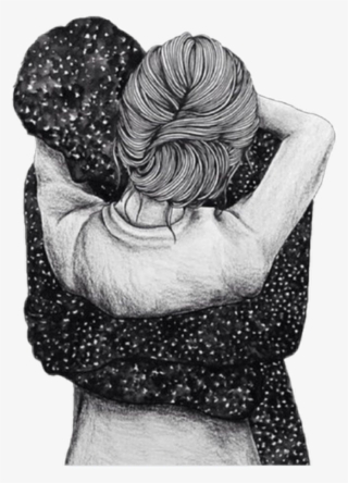 #girl #man #hug #space #galaxy #stars #star #draw - Love Drawings With Deep Meaning