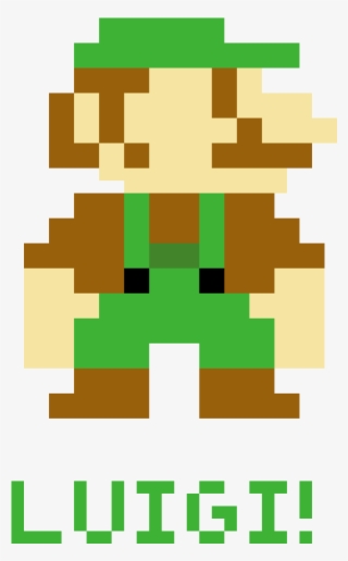 Luigi - Mario Pixels