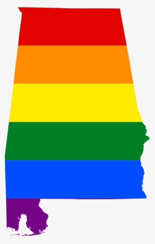 Alabama Map And Flag