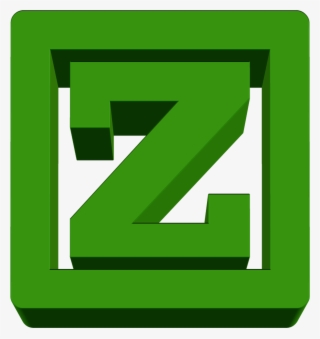 The Green Abc Letter Z In The Green Frame - Phonetic Sound Ending With Z