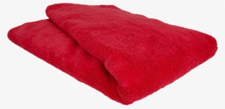 Chubby Supra Microfiber Towel - Microfiber 80 20 Blend Red