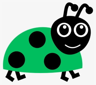 Green Ladybug Clip Art At Clker Pluspng - Blue Ladybird Cartoon