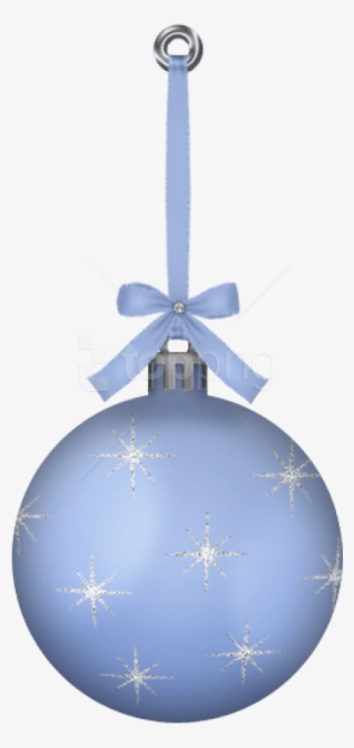 Free Png White Blue Hanging Christmas Ball Ornament - Merry Christmas Ornaments Purple Clipart