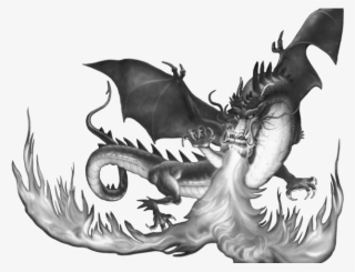 Dragon Clipart Mythical Creature - Fire Breathing Dragon Png