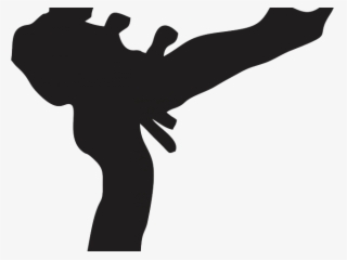 mixed martial arts clipart karate tournament - silhouette
