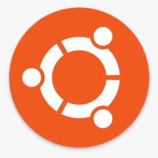 Kit Of 3 Ubuntu Black White Circle Keyboard Stickers - Ubuntu Icon Png
