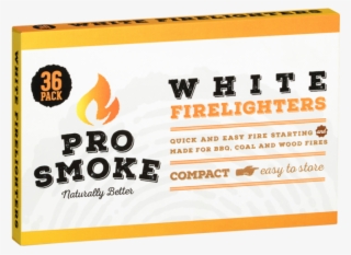 Pro Smoke White Fire Lighters 36pk Bgakfl - Graphic Design