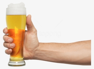 Free Png Glass Of Beer Png Images Transparent - Holding Beer Png