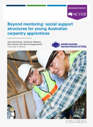 Social Support Structures For Young Australian Carpentry - Flyer