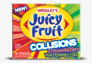 Juicy Fruit Collisions Strawberry Watermelon - Snack