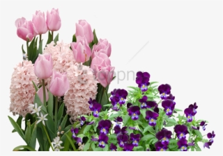 Free Png Easter Flowers Png Image With Transparent - Easter Flowers On Transparent Background