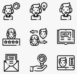 Customer Service - Work Icons