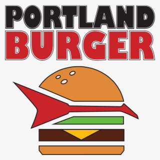 Portland And Karaoke Cafe - Portland Burger Logo