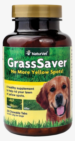 Naturvet Grasssaver Supplement For Dogs, 250 Chewable - Naturvet Grasssaver