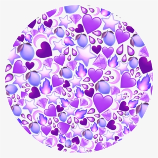 #purple #emojis #circle #background 💜~cred To @voutrinasforever01 - Purple Emoji Background
