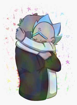 Rick And Morty Clipart Rick Hugging - Stanchez Fluff